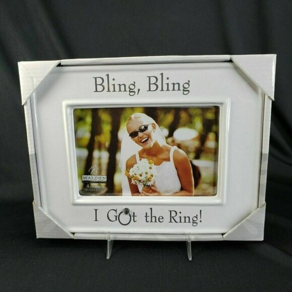 Malden Frame Bling Bling I Got The‎ Ring Engagement Wedding Marriage FLAW